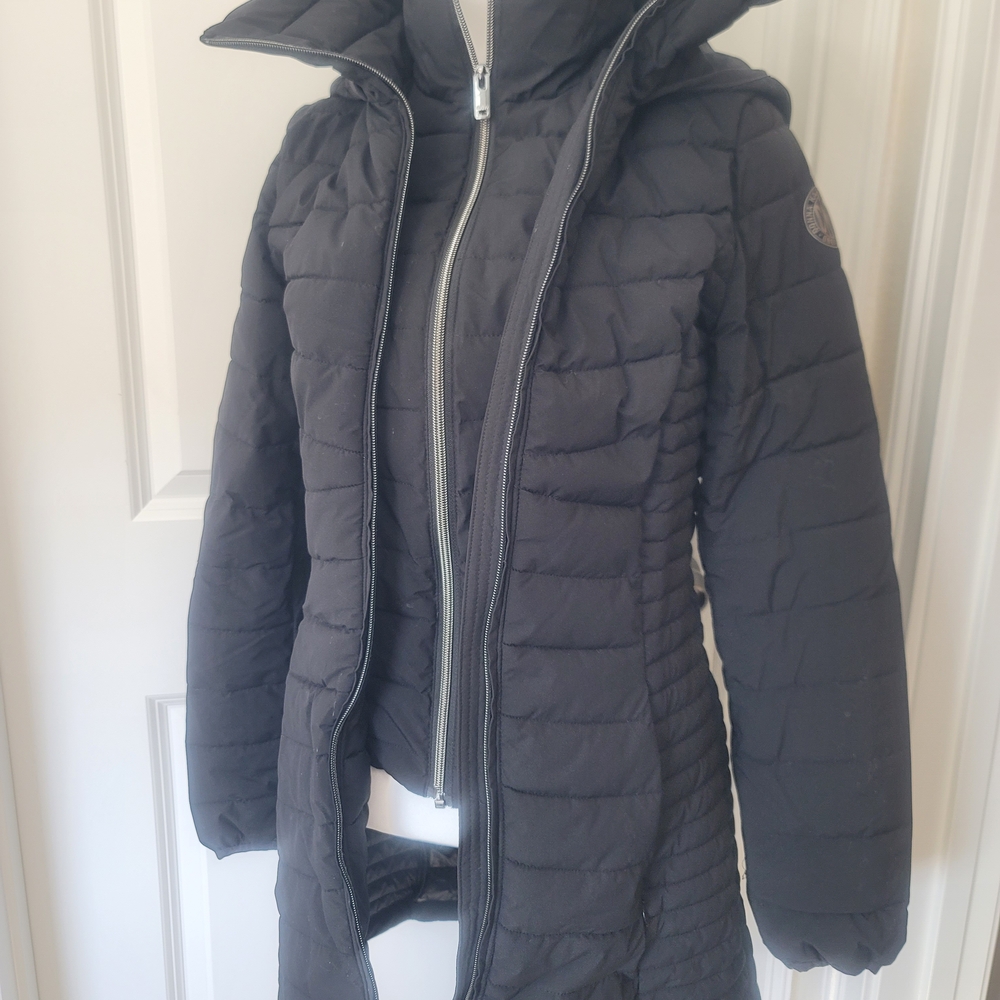 DKNY Women's Black Quilted Jacket